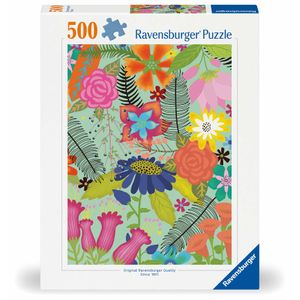 Ravensburger 500-Piece Puzzle with Flower Jungle